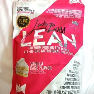 Lady Boss Lean Vanilla Cake Protien Powder exp5/22